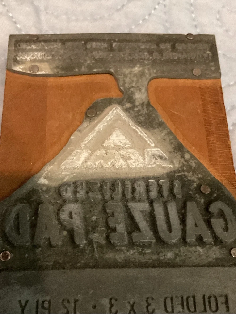 Vintage printing stamp.